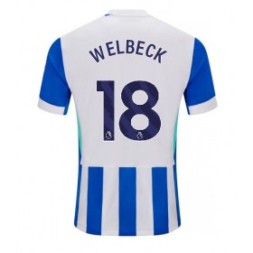 Herren Fußballbekleidung Brighton Danny Welbeck #18 Heimtrikot 2025-26 Kurzarm